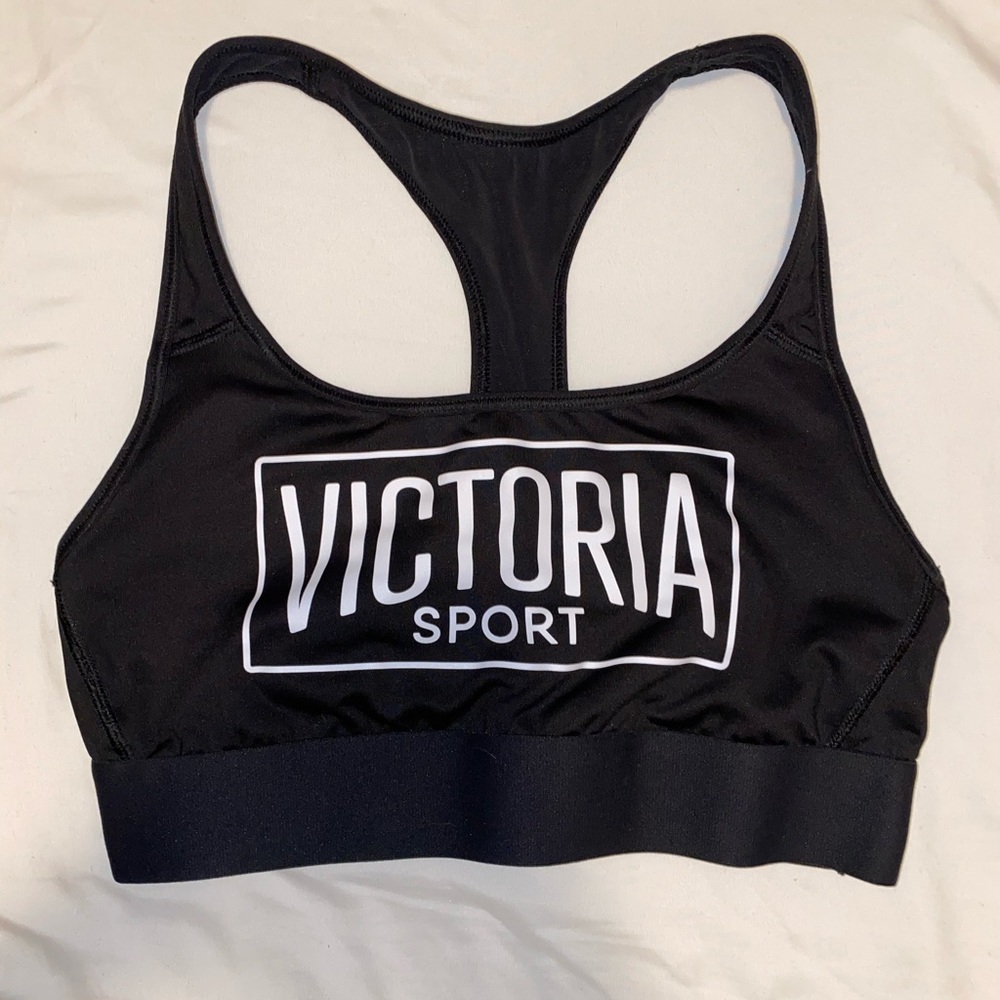Victoria Sport logo block sports bra